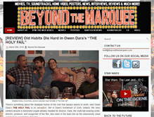 Tablet Screenshot of beyondthemarquee.com